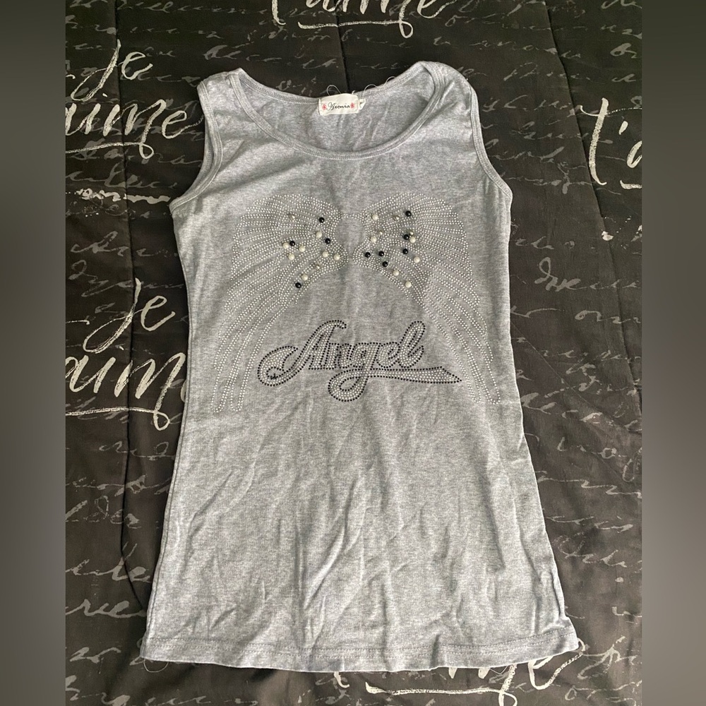 Rhinestone tank top